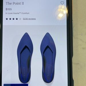 Rothy's Women's Blue Flats size 10 fits 9.5